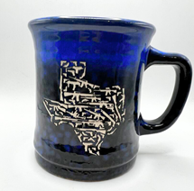 TX BLUE GUN MUG